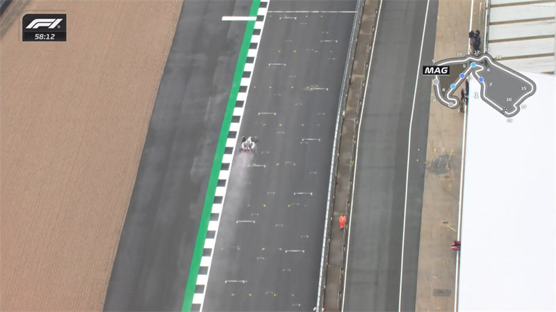 The third practice session was held in rainy conditions. The third practice session was held in rainy conditions.